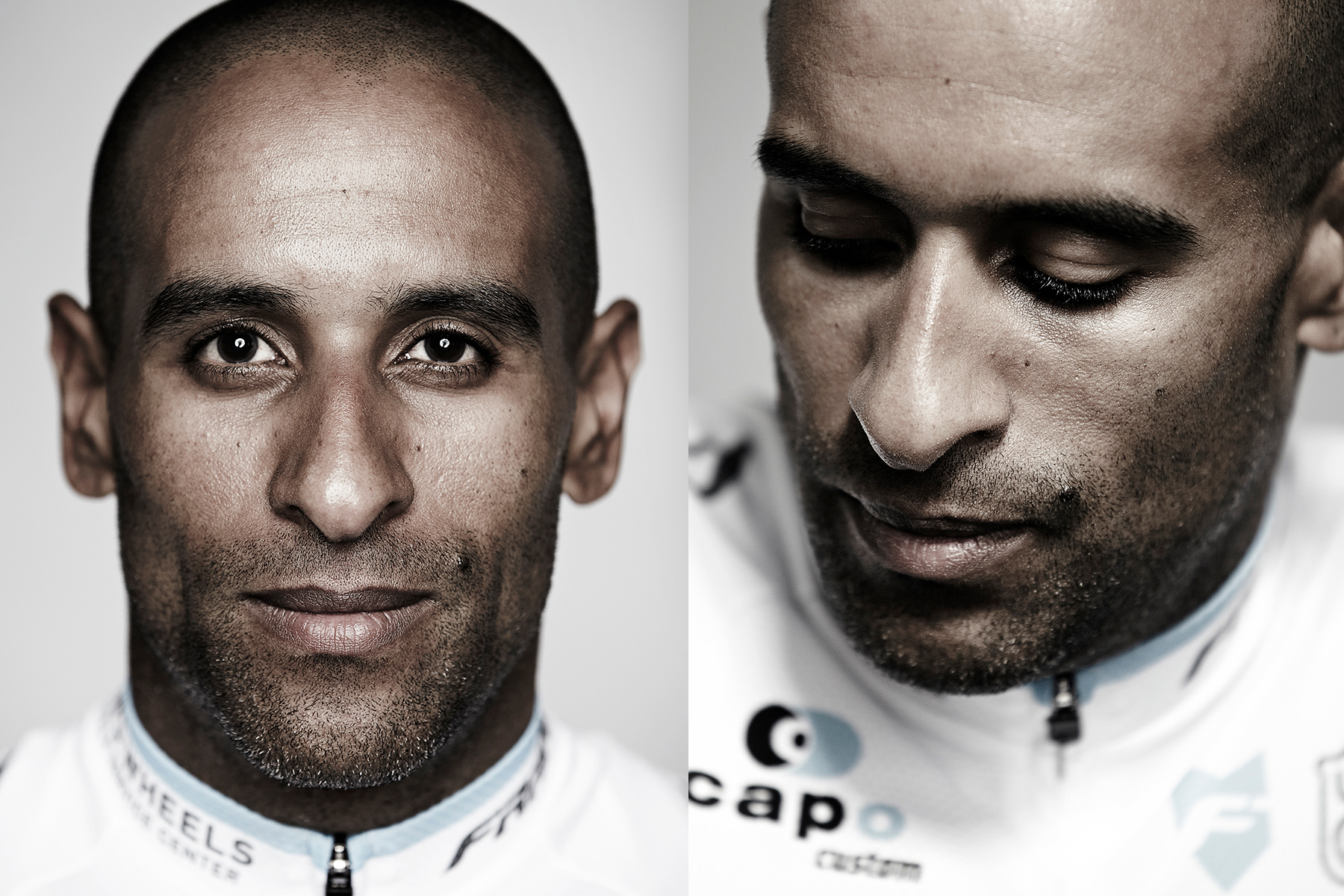 Portrait of pro cyclist Ivan Dominguez