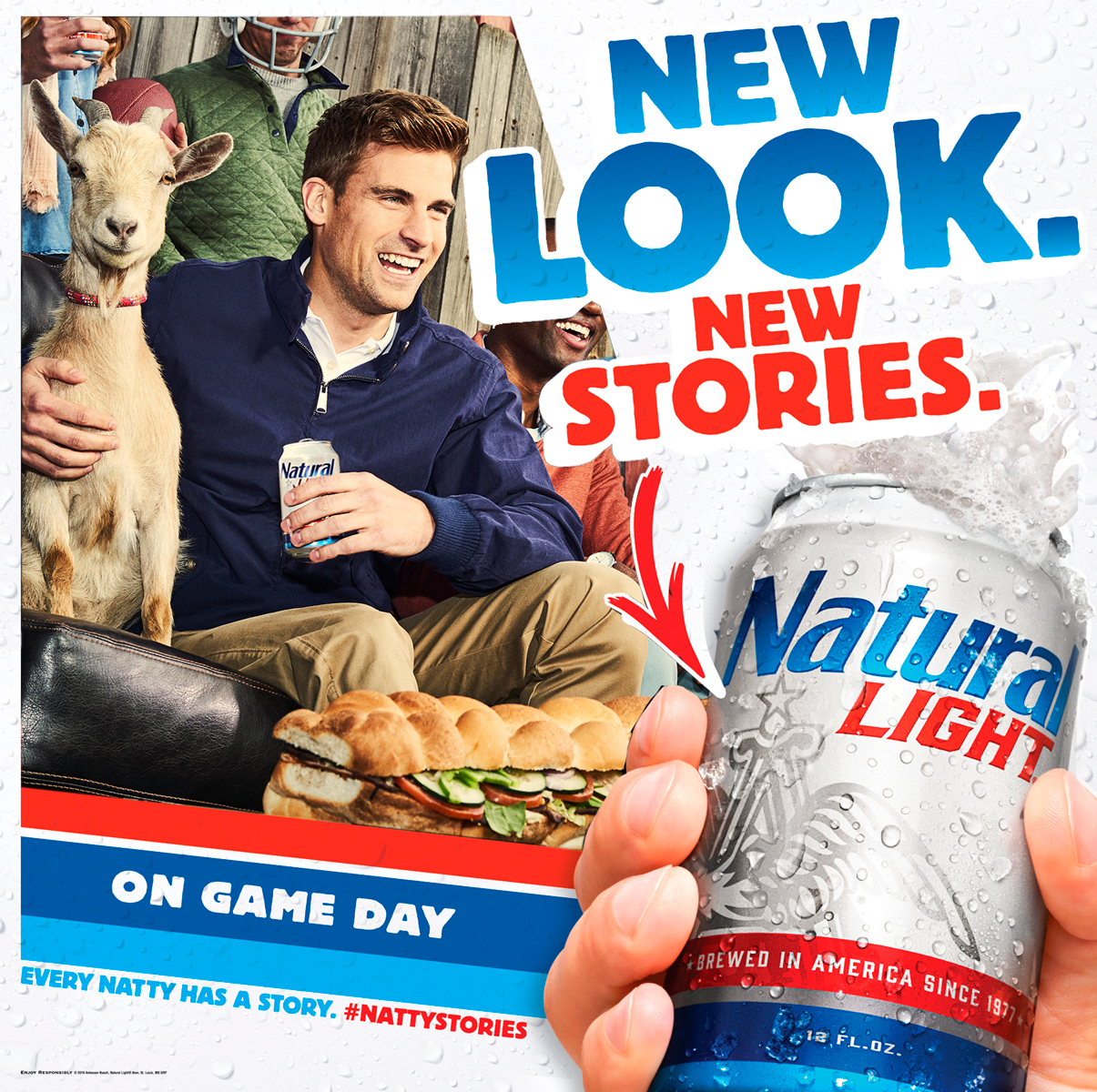 NATURAL LIGHT BEER "Every Natty Has A Story"